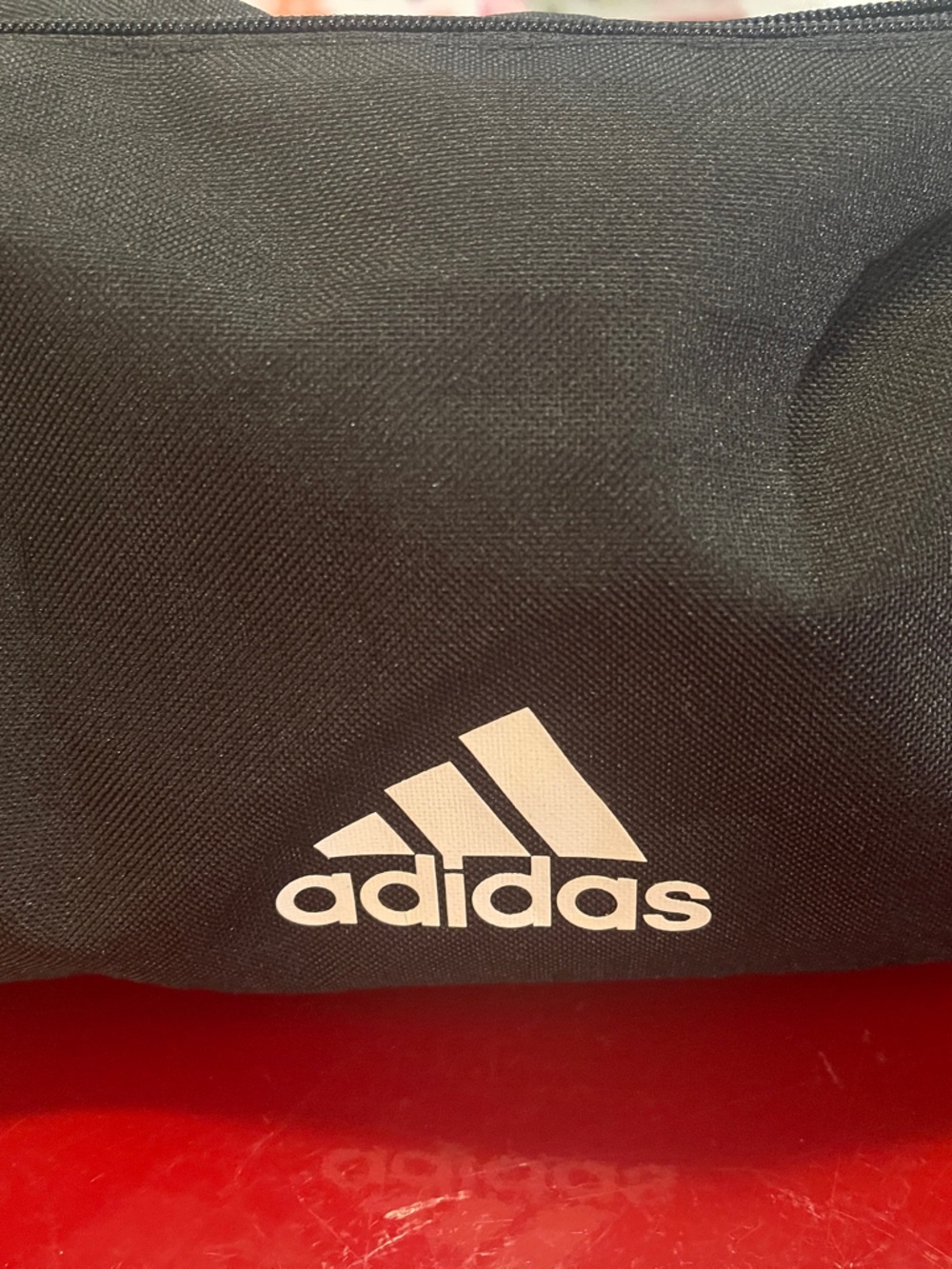 adidas Black and White Logo Travel Pouch NWOT